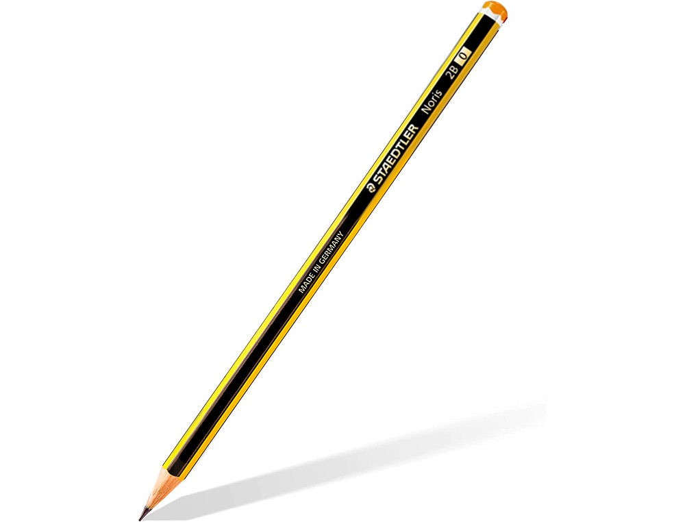 CRAYON GRAPHITE STAEDTLER NORIS 120 2B HEXAGONAL MINE 2MM TRÈS RÉSISTANTE