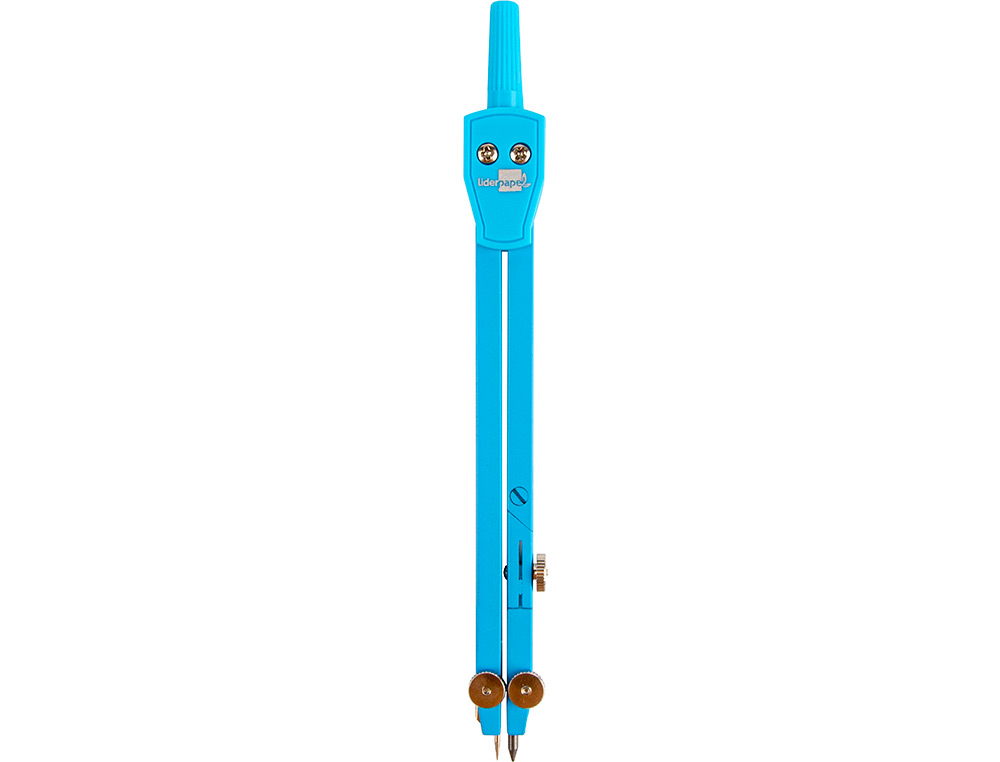 COMPAS LIDERPAPEL ARTICUL ADAPTATEUR UNIVERSEL CIRCONFRENCE 38CM LONGUEUR 14CM MINE 2MM TUI COLORIS ASSORTIS