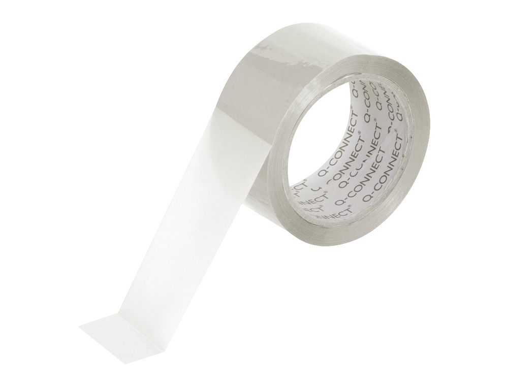 RUBAN ADHESIF Q-CONNECT ECONOMIQUE SPECIAL EMBALLAGE HAUTE ADHERENCE 50MMX66M COLORIS TRANSPARENT