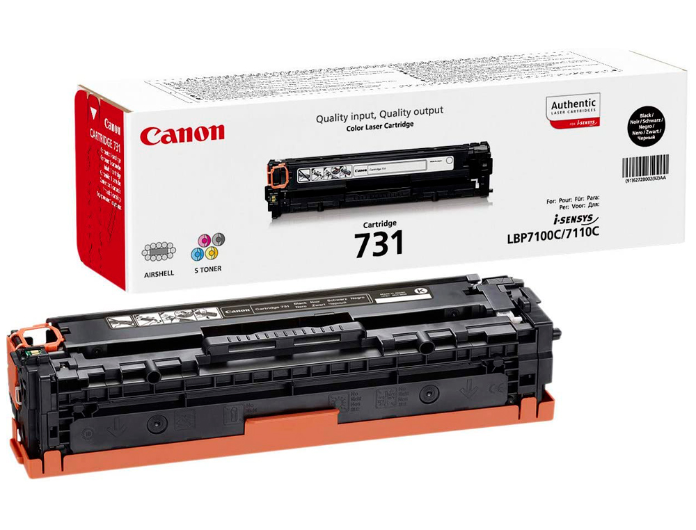 TONER LASER CANON 6272B002 COULEUR NOIR 1400P