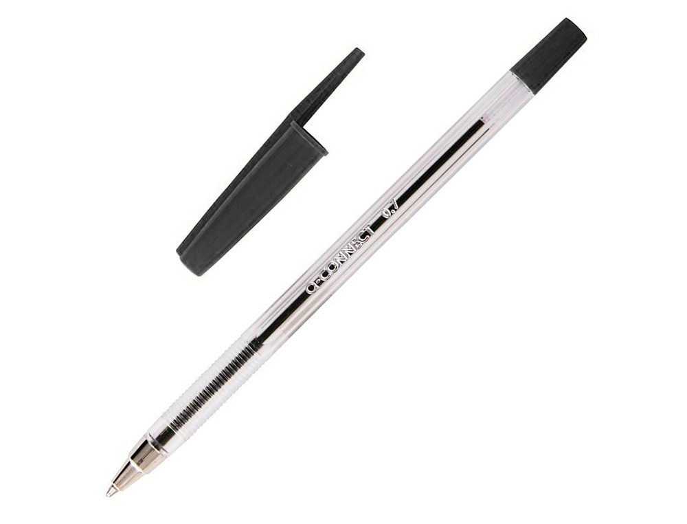 RECHARGE Q-CONNECT STYLO-BILLE SUR SOCLE ENCRE COULEUR NOIRE