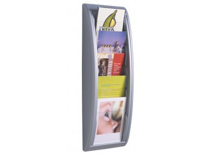 PRSENTOIR PAPERFLOW QUICK FIT SYSTEM POLYSTYRNE PAISSEUR 20MM CAPACIT 200F 80G/M2 FORMAT A5 65X22.7X9.5CM