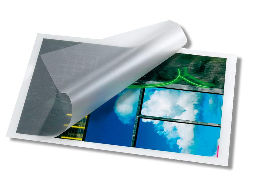POCHETTE PLASTIFICATION Q-CONNECT À CHAUD ÉCONOMIQUE FORMAT A4 125 MICRONS DOS ADHÉSIF BOÎTE 25 UNITÉS