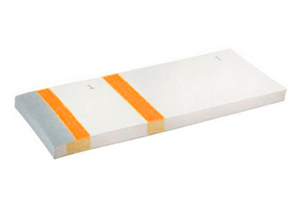 BLOC VENDEUR LIDERPAPEL 2 COUPONS DTACHABLES 100 FEUILLES 60X135MM PAPIER BLANC BANDE COULEUR COLORIS ORANGE
