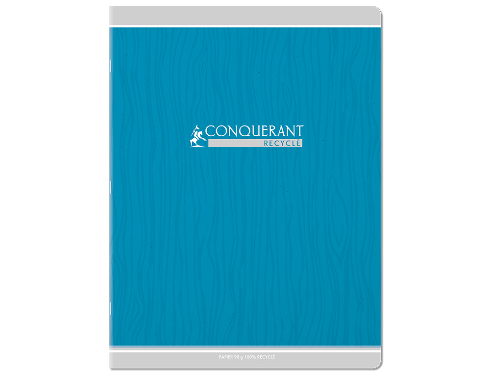 CAHIER CONQUERANT CLASSIQUE AGRAFE 240X320 96 PAGES 90G SEYES RECYCLE
