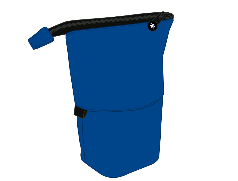 TROUSSE LARGE ANTARTIK AVEC POCHE FRONTALE GRANDE OUVERTURE 110X85X200 MM BLEU