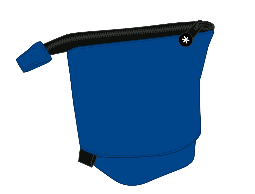 TROUSSE LARGE ANTARTIK AVEC POCHE FRONTALE GRANDE OUVERTURE 110X85X200 MM BLEU