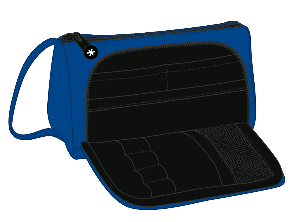 TROUSSE POP-UP ANTARTIK VERTICALE 190X60X80 MM BLEU