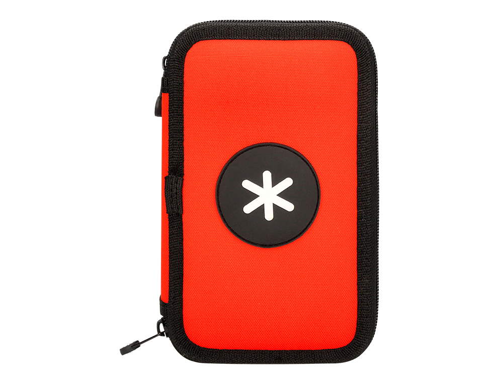 TROUSSE GARNIE ANTARTIK 2 COMPARTIMENTS 28 PIECES ROUGE