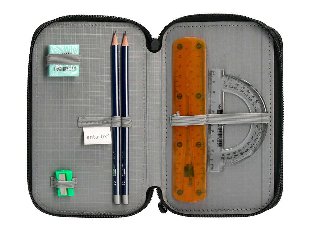 TROUSSE GARNIE ANTARTIK 3 COMPARTIMENTS 36 PIECES MENTHE