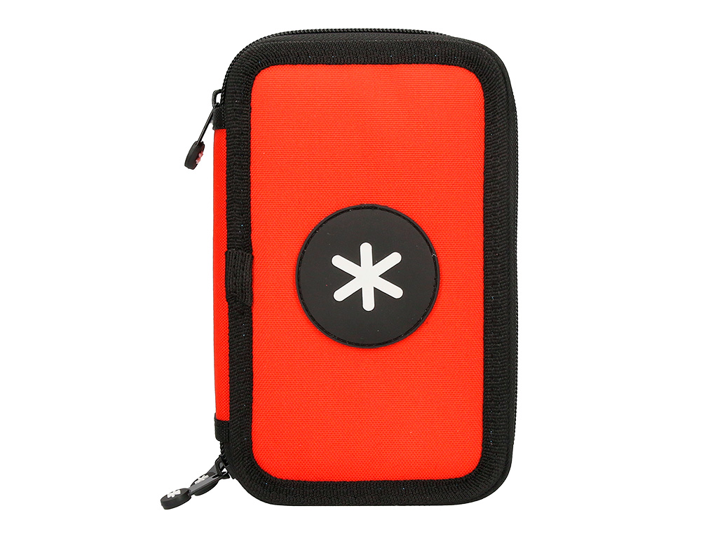 TROUSSE GARNIE ANTARTIK 3 COMPARTIMENTS 36 PIECES ROUGE