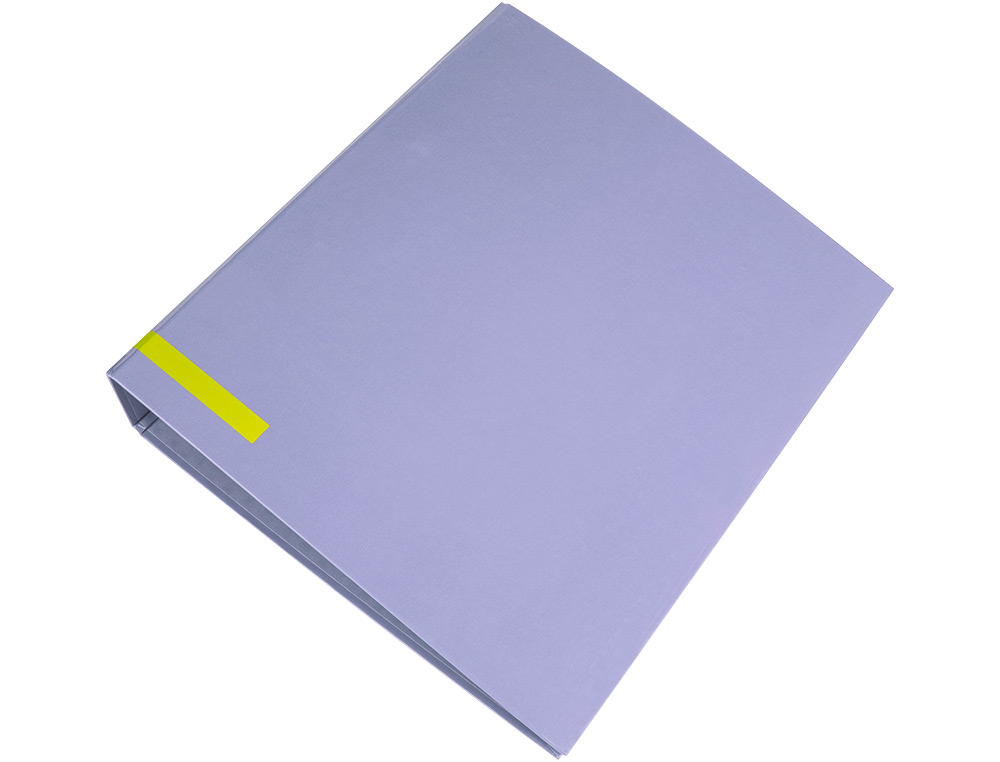 CLASSEUR A LEVIER LIDERPAPEL A4 COLOR SYSTEM DOS DE 80 MM COLORIS LAVANDE