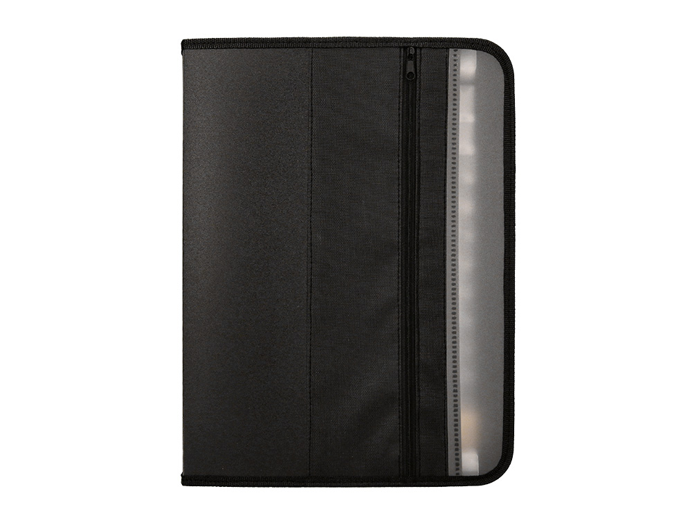 TRIEUR LIDERPAPEL 13 COMPARTIMENTS POLYPRO A4 FERMETURE ECLAIR COLORIS NOIR