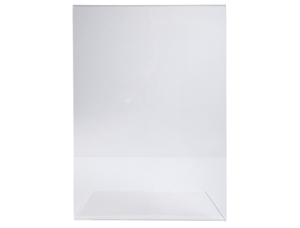 PORTE-VISUEL EXACOMPTA ACRYLIQUE INCLINE VERTICAL A4 COLORIS CRISTAL