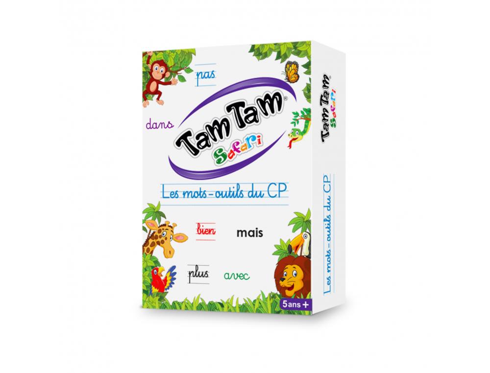 JEU INTERDACTA TAM TAM SAFARI LES MOTS-OUTILS DU CP 52      CARTES + 2 LEXIQUES