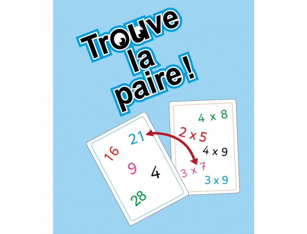 JEU INTERDACTA TAM TAM MULTIMAX NIVEAU 1 42 CARTES + 10 CARTES AIDE-MEMOIRE REVERSIBLE + 6 CARTES REGLE