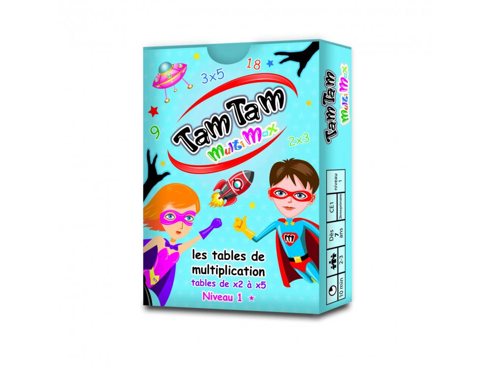 JEU INTERDACTA TAM TAM MULTIMAX NIVEAU 1 42 CARTES + 10 CARTES AIDE-MEMOIRE REVERSIBLE + 6 CARTES REGLE