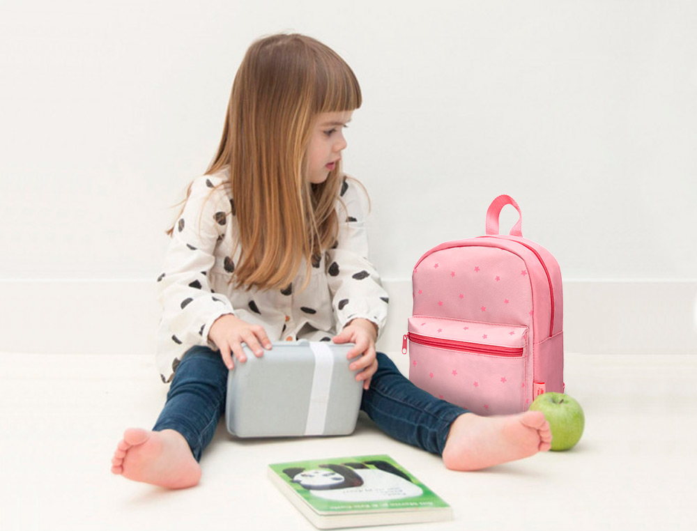 SAC A DOS LIDERPAPEL BABY ETOILES 250X115X210MM COLORIS ROSE