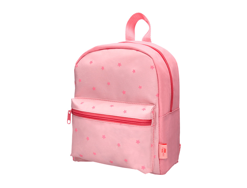SAC A DOS LIDERPAPEL BABY ETOILES 250X115X210MM COLORIS ROSE