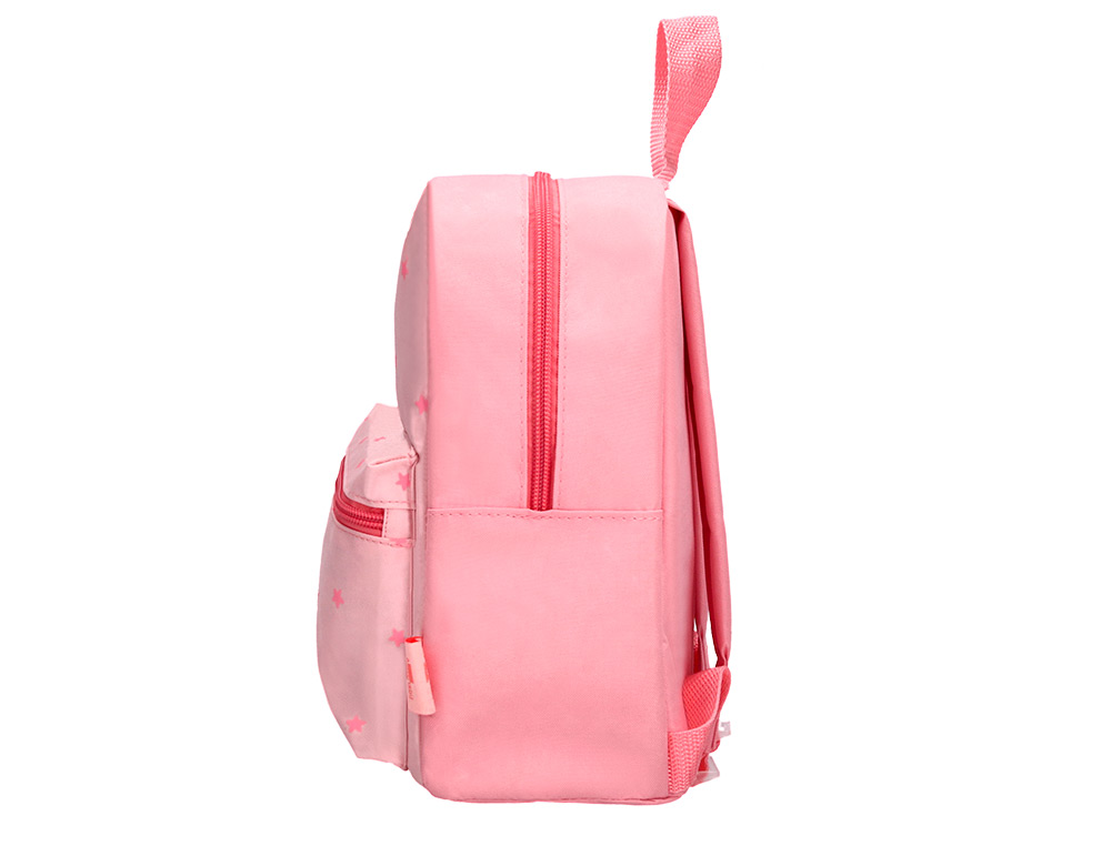 SAC A DOS LIDERPAPEL BABY ETOILES 250X115X210MM COLORIS ROSE