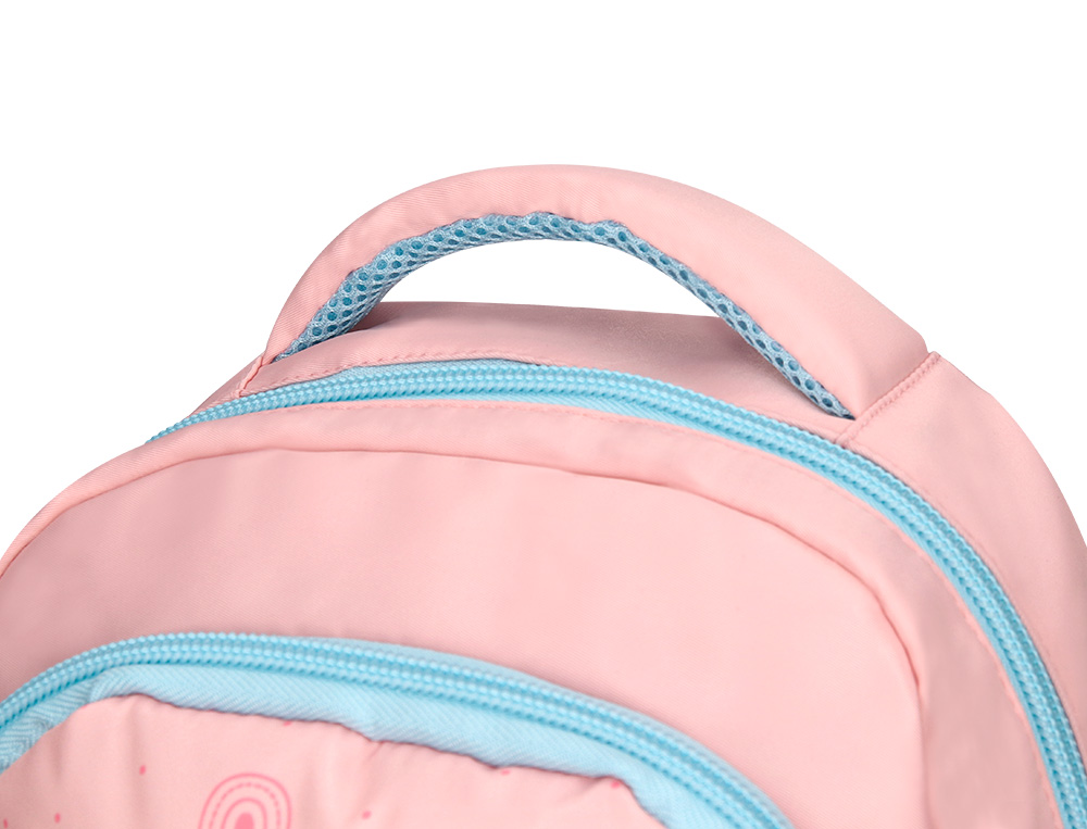 SAC A DOS LIDERPAPEL SCOLAIRE ARC-EN-CIEL 350X110X270MM     COLORIS ROSE