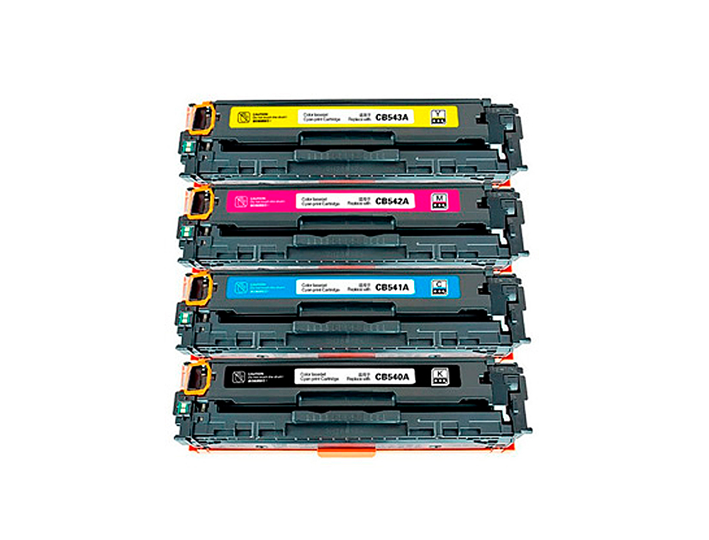 TONER CLOVER COMPATIBLE HP COLOR LASERJET CP1215/CP1515 COULEUR CYAN MAGENTA JAUNE NOIR MULTIPACK 4 UNITS