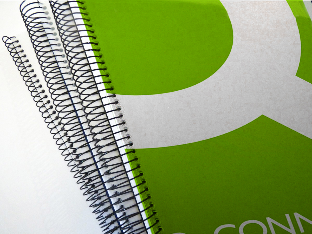 SPIRALE Q-CONNECT MTALLIQUE RELIEUR PAS 4:1 20F CALIBRE 1MM DIAMTRE 6MM COLORIS NOIR BOTE 200 UNITS