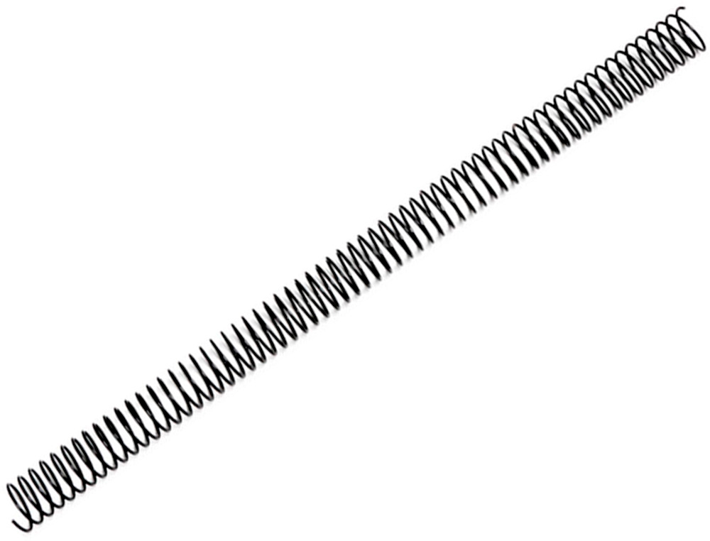 SPIRALE Q-CONNECT MTALLIQUE RELIEUR PAS 4:1 180F CALIBRE 1.2MM DIAMTRE 22MM COLORIS NOIR BOTE 100 UNITS