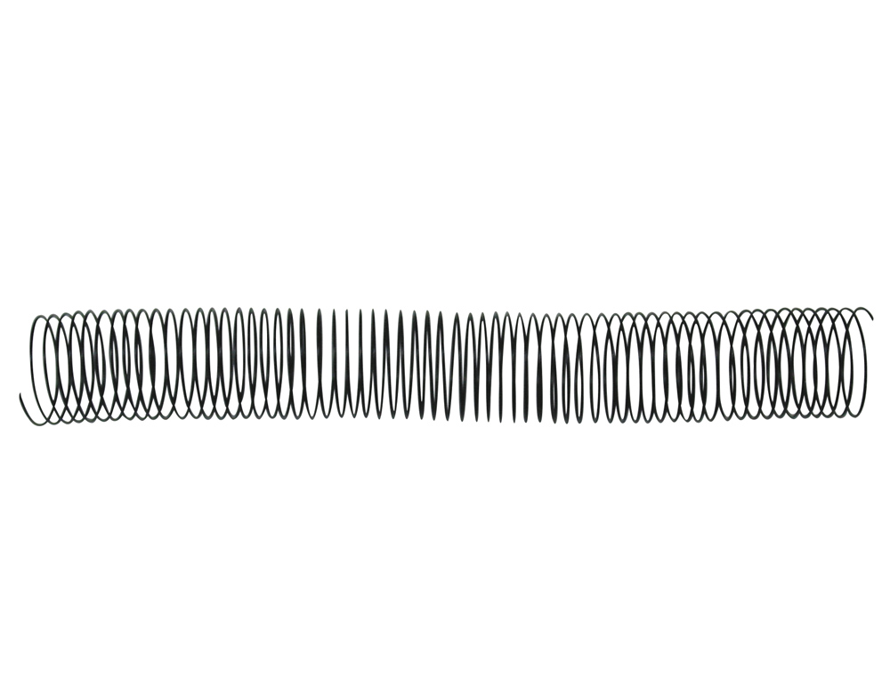 SPIRALE Q-CONNECT MTALLIQUE RELIEUR PAS 5:1 260F CALIBRE 1.2MM DIAMTRE 30MM COLORIS NOIR BOTE 50 UNITS