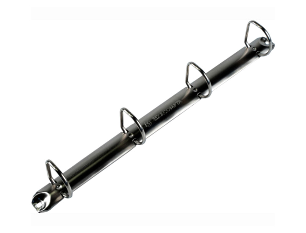 CLASSEUR EXACOMPTA KREACOVER 4 ANNEAUX 15MM A4+ CARTON RECOUVERT POLYPROPYLÈNE DOS 38MM PERSONNALISABLE BLANC