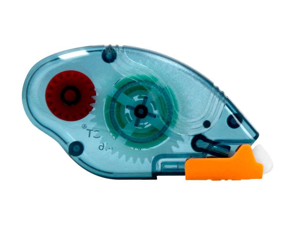 COLLE Q-CONNECT ROLLER ÉCO PERMANENT COLORIS BLEU TRANSPARENT 6.5MMX8.5M