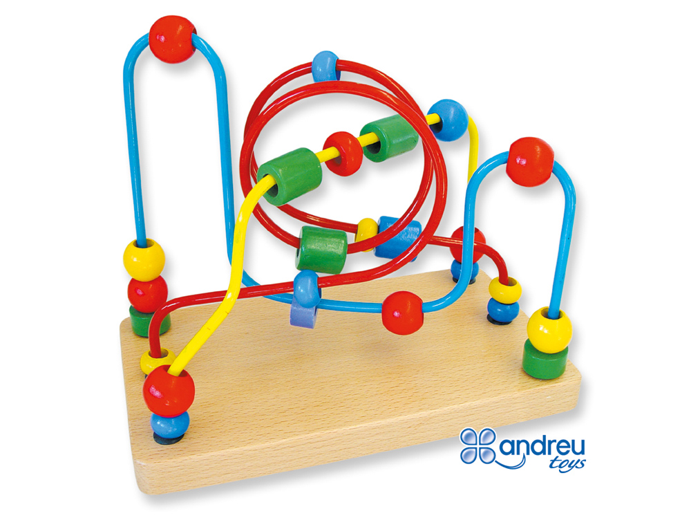 JEU ANDREUTOYS LABYRINTHE MANIPULATION POUR PSYCHOMOTRICITɕ FINE 23X19X13CM