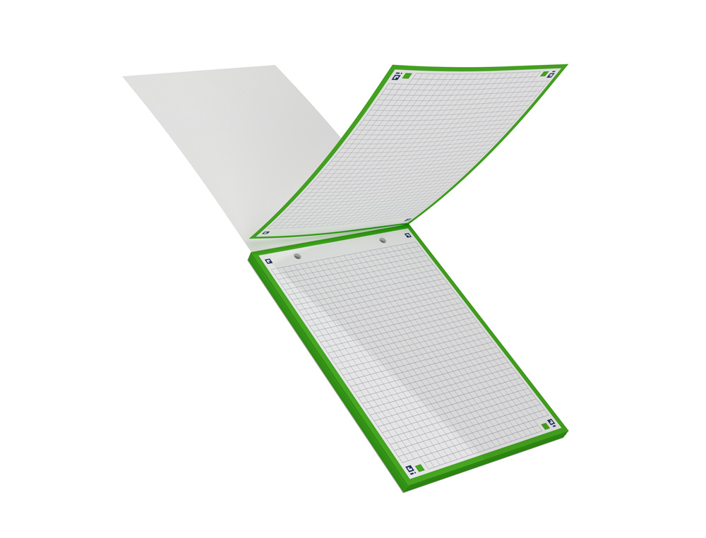 CAHIER DE FICHES BRISTOL 2.0 OXFORD A5 14,8X21CM 5X5MM COULEUR 30 UNITS