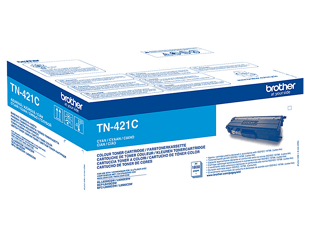 TONER LASER BROTHER TN421 POUR DCP-L 8410 CDN MFC-L 8900 CDW/8690 CDW HL-L 8360 CDW/8260 CDW DCP-L 8410 CDW