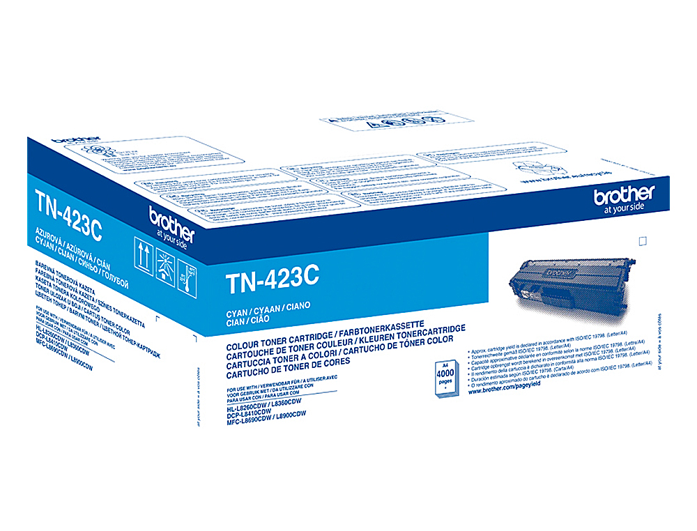 TONER LASER BROTHER TN423 POUR DCP-L 8410 CDN MFC-L 8900 CDW/8690 CDW HL-L 8360 CDW/8260 CDW DCP-L 8410 CDW