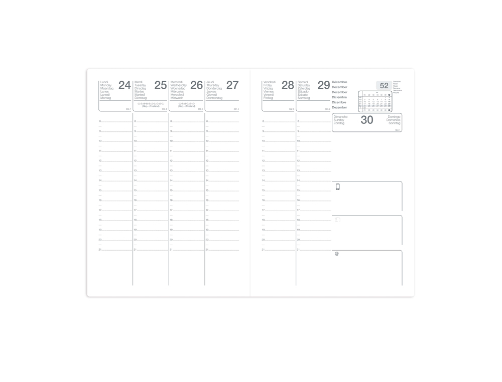 AGENDA QUOVADIS SCOLEXDI ML ALPHA 18-19 COLORIS NOIR      100X150MM