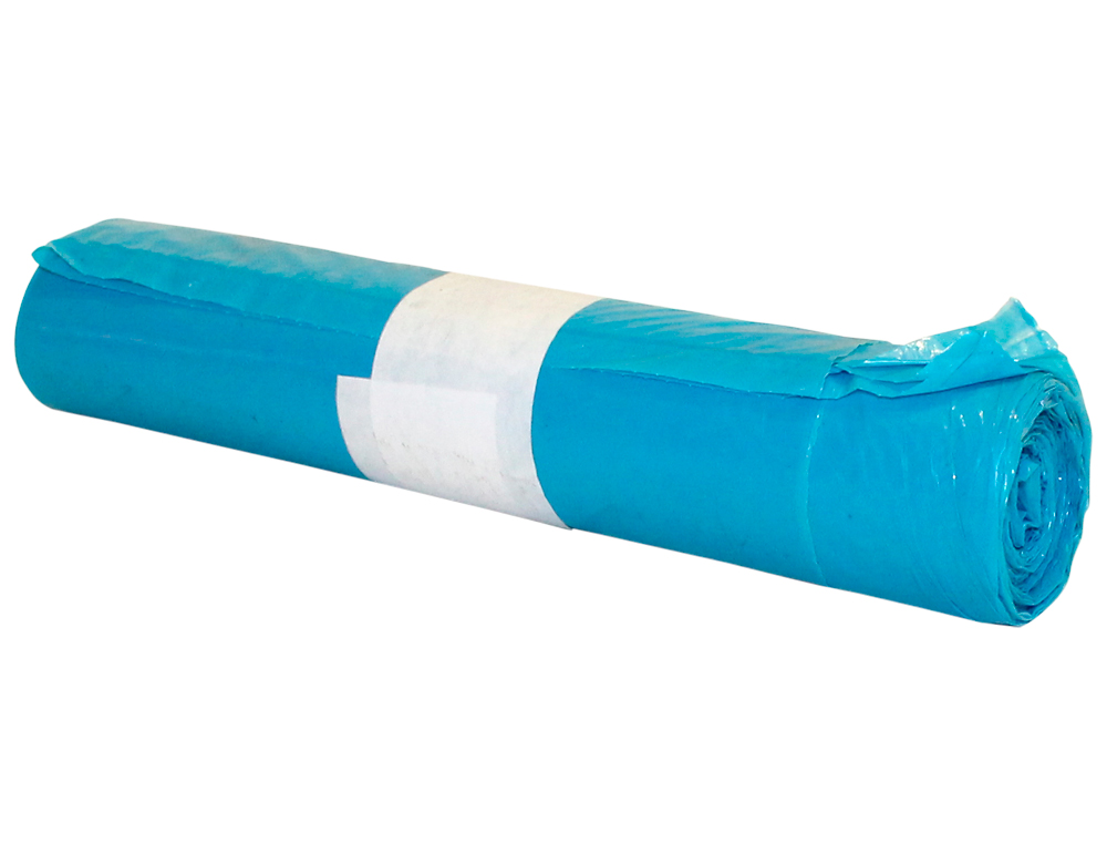 SAC POUBELLE INDUSTRIEL 85X105CM CALIBRE 110 CAPACIT 100L COLORIS BLEU ROULEAU 10 UNITS