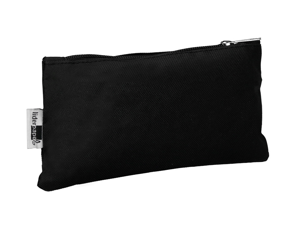 TROUSSE SCOLAIRE LIDERPAPEL PLATE FOURRE-TOUT COMPARTIMENT FERMETURE ZIP USAGE JOURNALIER 200X60MM COLORIS ASSORTIS