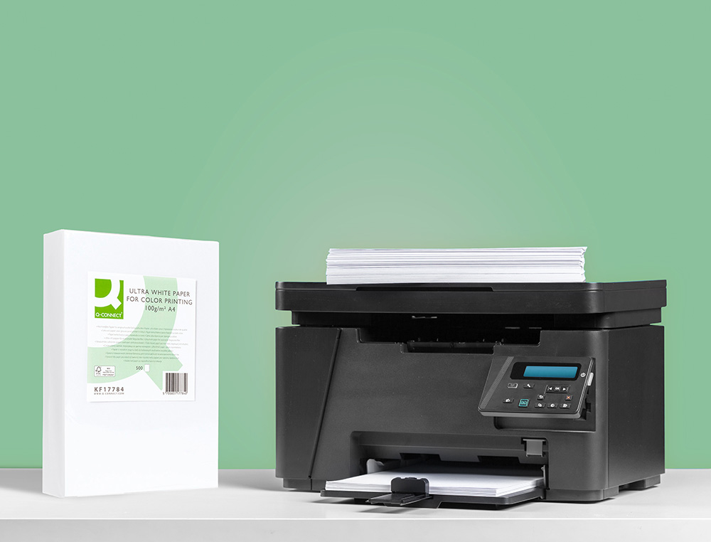 PAPIER Q-CONNECT MULTIFONCTION ULTRAWHITE A4 100G/M2 BLANCHEUR 170 OPACITÉ 96 RIGIDITÉ 60 500 FEUILLES