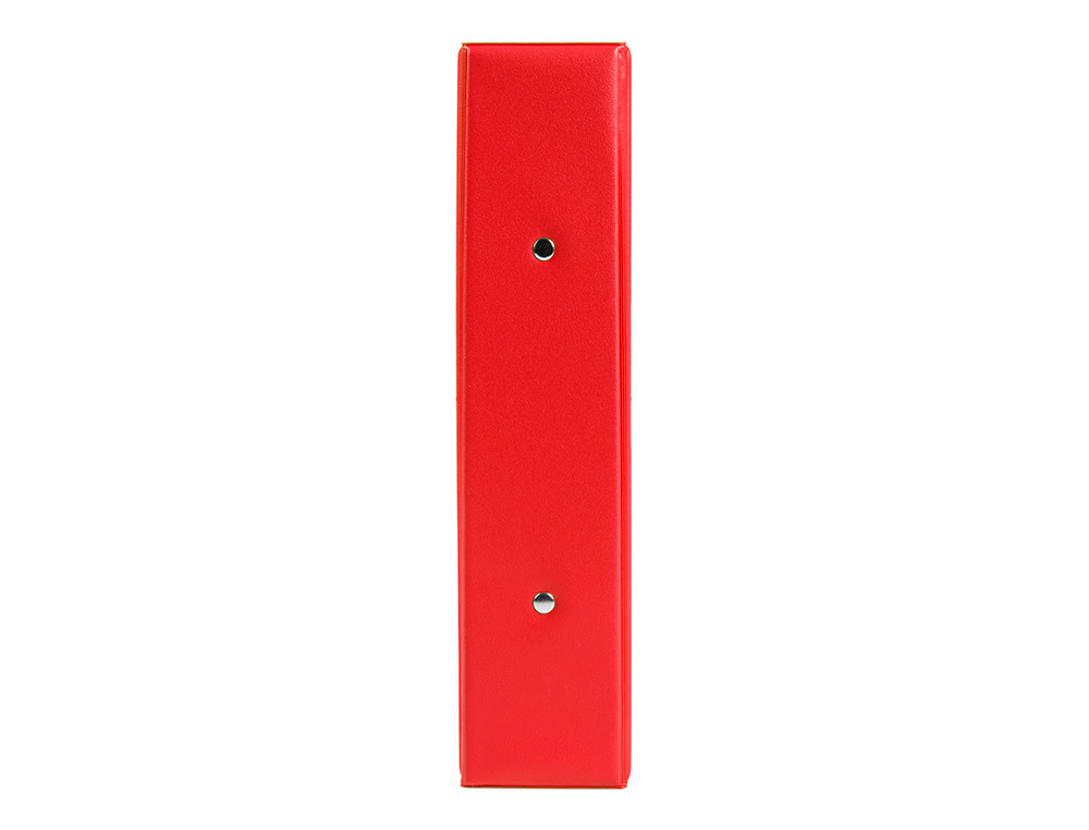 CLASSEUR LIDERPAPEL 2 ANNEAUX RONDS 40MM A5 CARTON REMBORD PVC COLORIS ORANGE