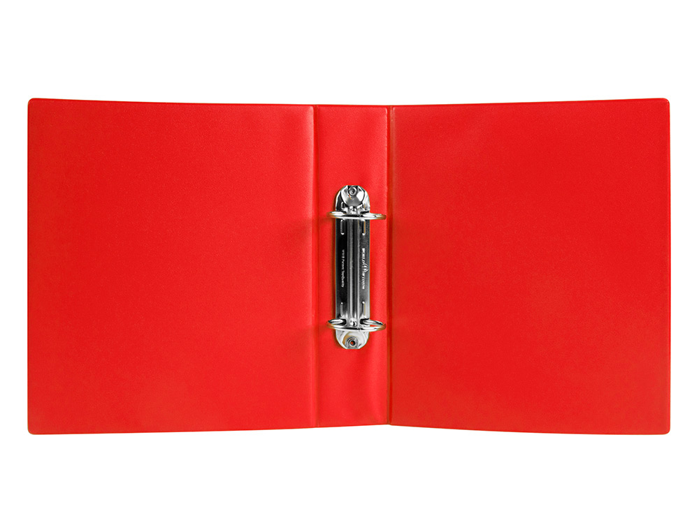 CLASSEUR LIDERPAPEL 2 ANNEAUX RONDS 40MM A5 CARTON REMBORD PVC COLORIS ORANGE