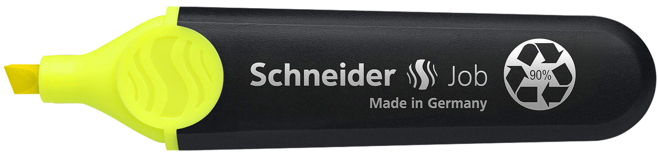 SURLIGNEUR SCHNEIDER JOB POINTE BISEAUTEE RECHARGEABLE AVEC MAXX 660 REFILL STATION  RESISTE EVAPORATION JAUNE