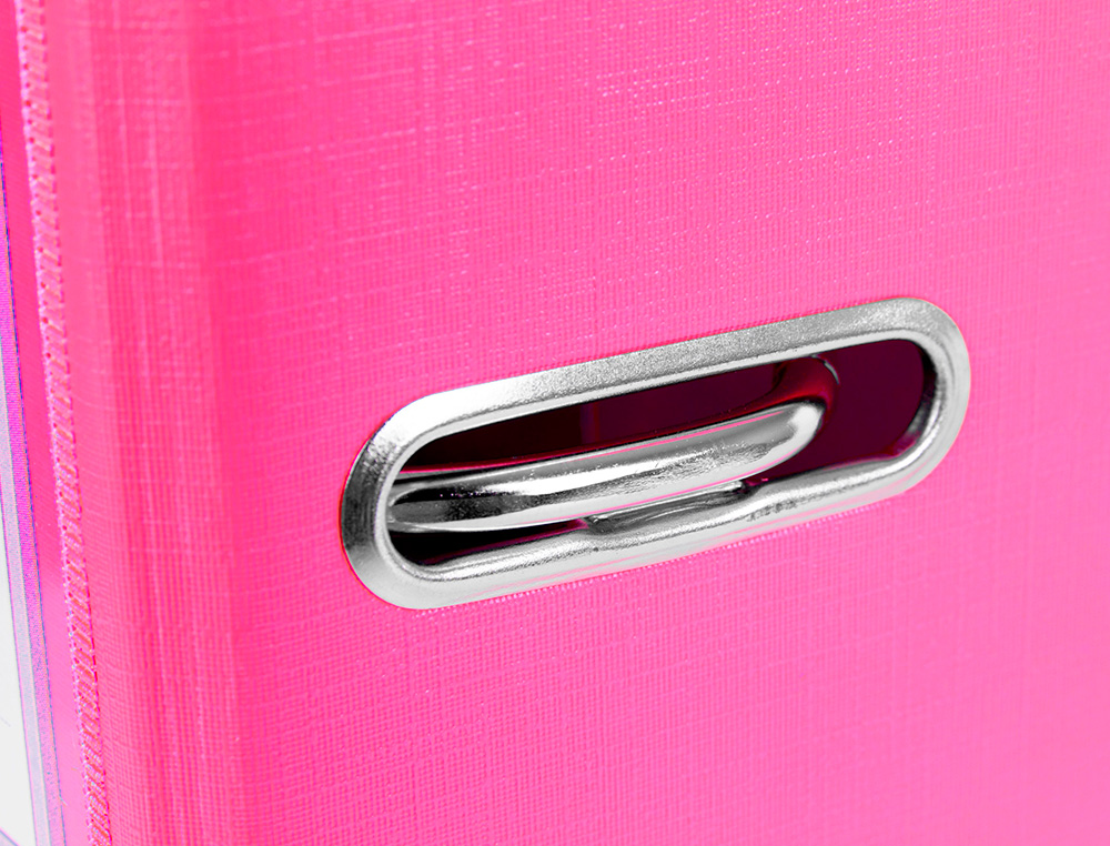 CLASSEUR LEVIER LIDERPAPEL A4 DOCUMENTA CARTON REMBORDÉ 1,9MM DOS 75MM RADO MÉTALLIQUE COLORIS ROSE