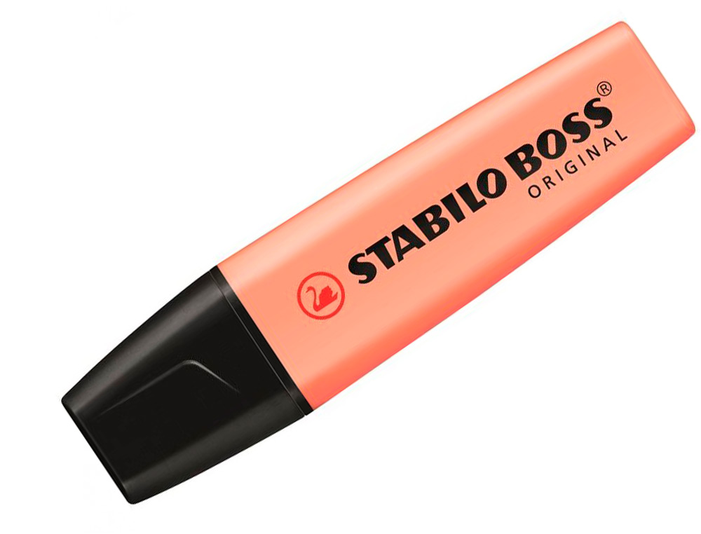 SURLIGNEUR STABILO BOSS PASTEL TRAC 2/5MM POINTE BISEAUTE ENCRE UNIVERSELLE BASE EAU RSISTANTE LUMIRE TEINTE PCHE