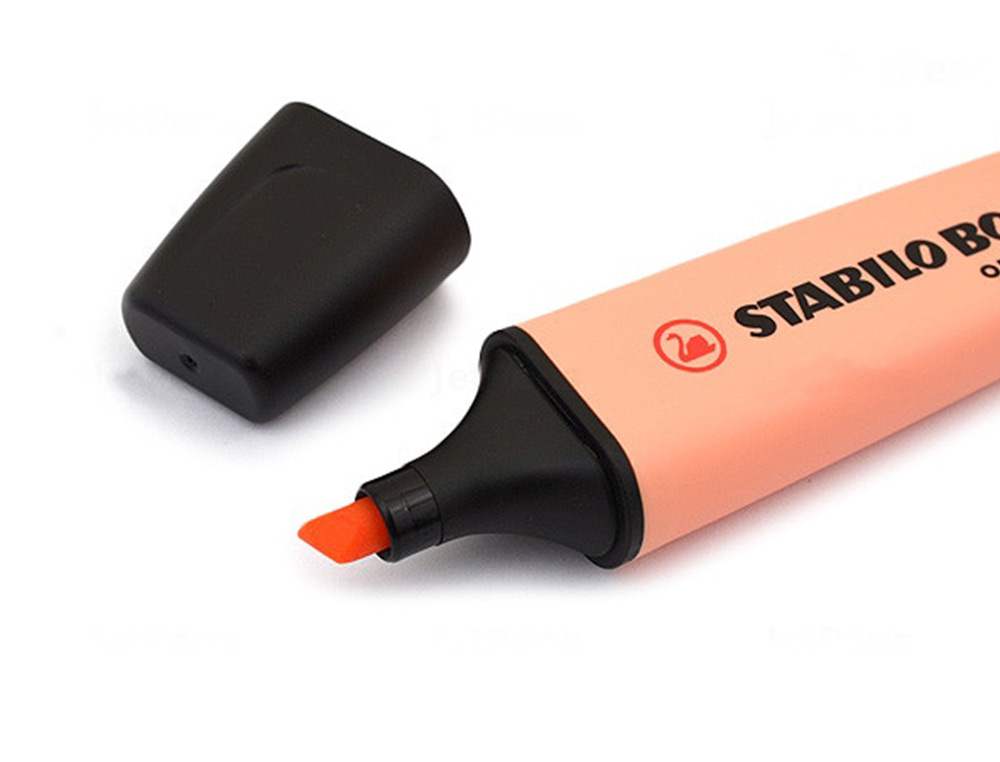 SURLIGNEUR STABILO BOSS PASTEL TRAC 2/5MM POINTE BISEAUTE ENCRE UNIVERSELLE BASE EAU RSISTANTE LUMIRE TEINTE PCHE