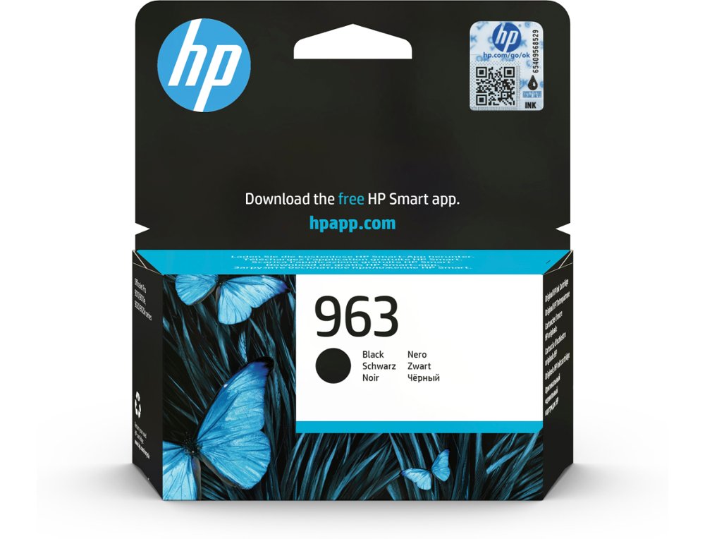 CARTOUCHE HP JET ENCRE 963 OFFICEJET PRO 9010 - 9020 / 9022 / 9023 / 9025 1000 PAGES NOIR