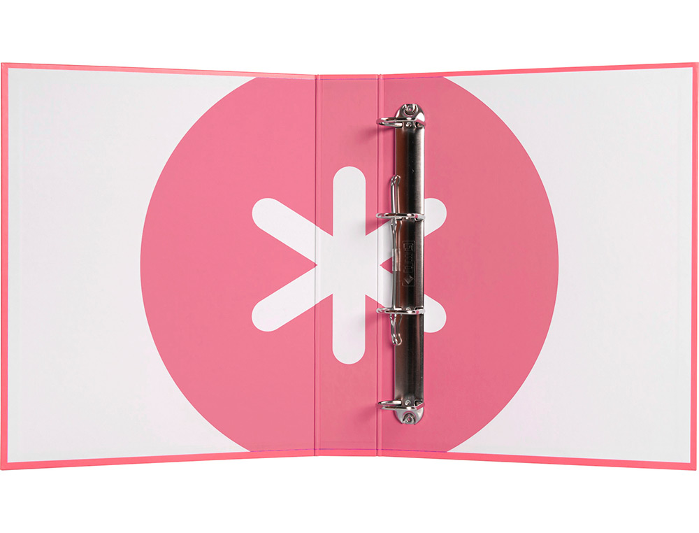 CLASSEUR ANTARTIK 4 ANNEAUX END 40MM A4+ CARTON REMBORDE COLORIS CORAIL