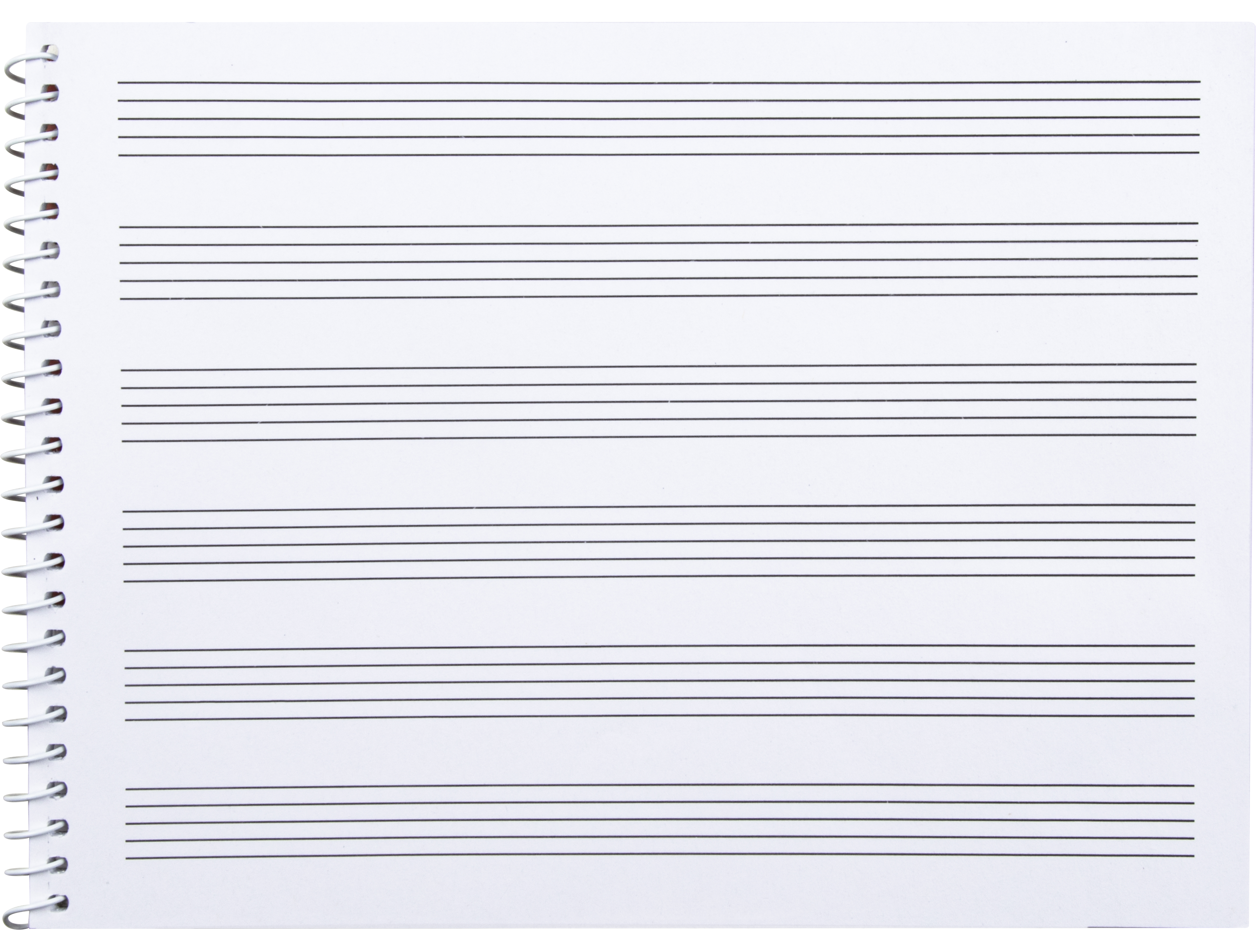 CAHIER MUSIQUE LIDERPAPEL PORTEE 3MM CUARTO 20 FEUILLES 100GR