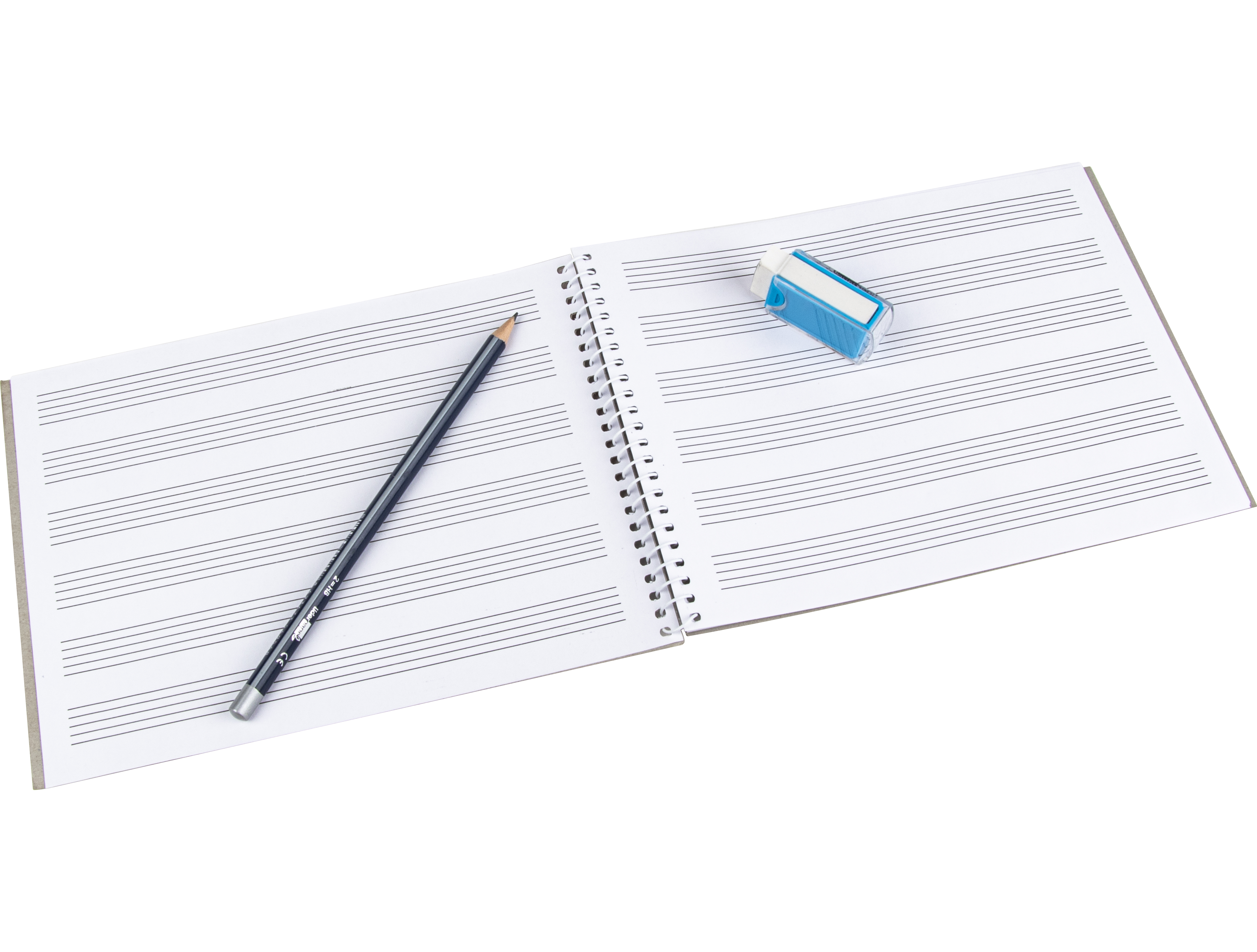 CAHIER MUSIQUE LIDERPAPEL PORTEE 3MM CUARTO 20 FEUILLES 100GR