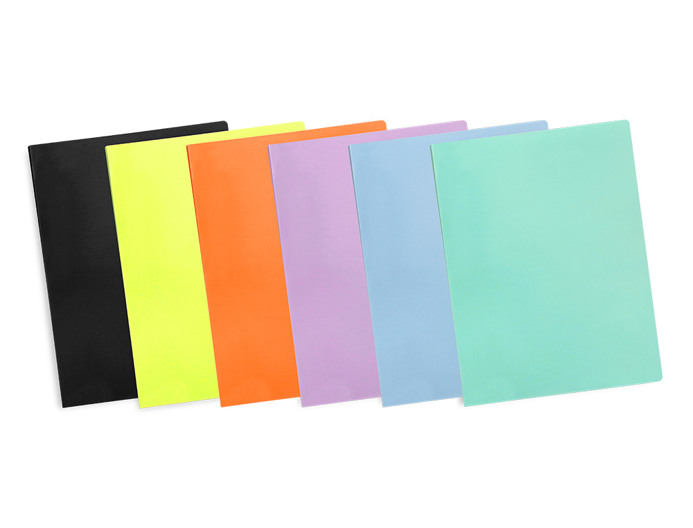 PROTEGE-DOCUMENTS LIDERPAPEL POLYPROPYLENE COUVERTURE FLEXIBLE 20 POCHETTES FIXES A4 210X297MM LAVANDE OPAQUE
